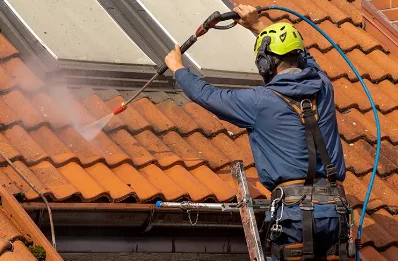 Démoussage et hydrofuge de toiture à Moutoux
